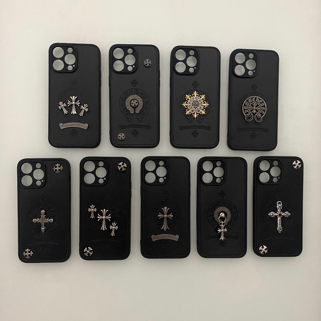 Ốp lưng da iPhone Chrome Hearts