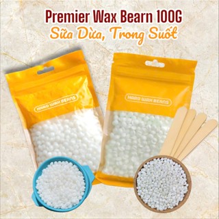 [Sáp dẻo Coconut & Trong suôt] Sáp wax lông nóng dạng hạt đậu dòng cao cấp mới siêu bám lông