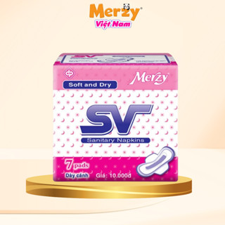 Băng Vệ Sinh Merzy Có Cánh Không Cánh Siêu Mỏng Siêu Thấm Thoáng Khí Và Mềm Mại