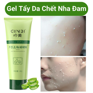 Tẩy Tế Bào Chết Nha Đam Làm Sạch Sâu Bụi Bẩn Da Mặt, Tẩy tbc mặt giúp loại bỏ bã nhờn dưỡng mềm mịn