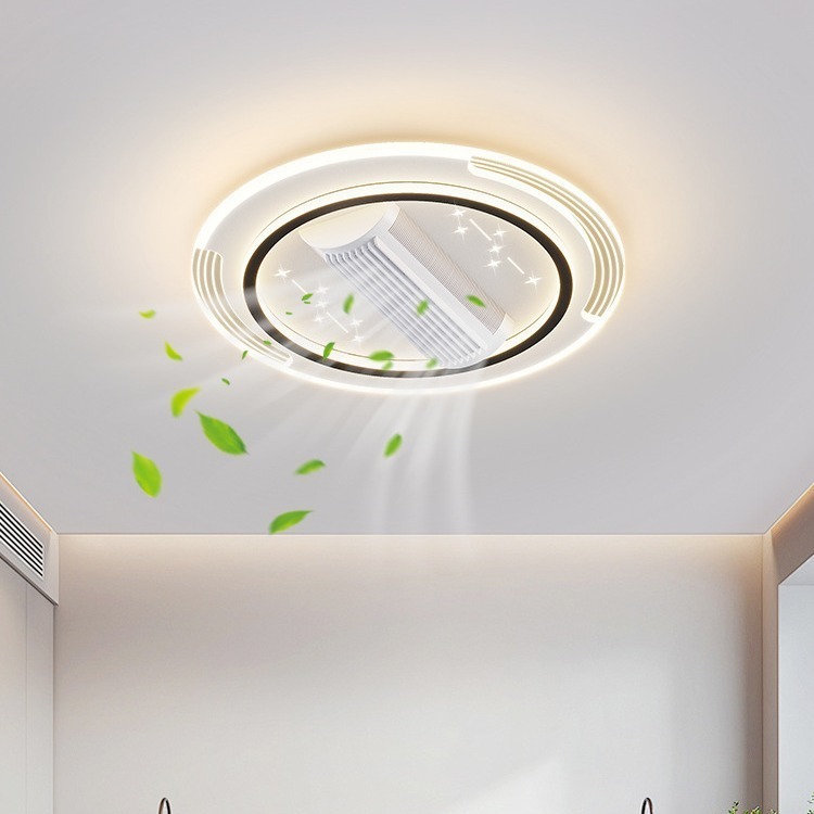 Quạt Đèn Âm Trần Không Cánh–LED 3 Chế Độ,6 Tốc Độ Gió,Điều Khiển Từ Xa,Phù Hợp Phòng Khách&Phòng Ngủ | BigBuy360 - bigbuy360.vn