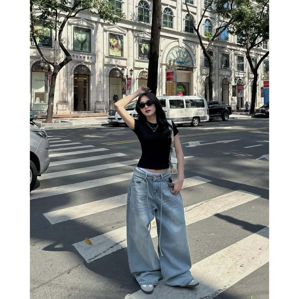 [𝐒𝐋𝐈𝐌 𝐓𝐄𝐄] Áo Thun Babytee DANEJI Siêu Ôm Body, Thun Tăm Lạnh Chất Co Dãn Giveme.clothing_saigon | BigBuy360 - bigbuy360.vn