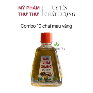 Dầu Hỗ Trợ Viêm Xoang Màu Vàng 3ml combo 10 chai nhỏ