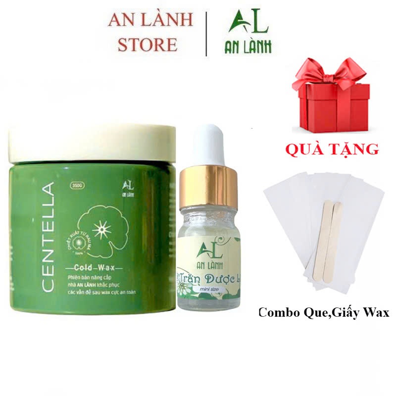 Wax Lông + Mỡ Trăn Triệt Lông An Lành ( Wax+Mỡ trăn+Tinh Dầu Dược Liệu+1Set Giấy và 2Que)
