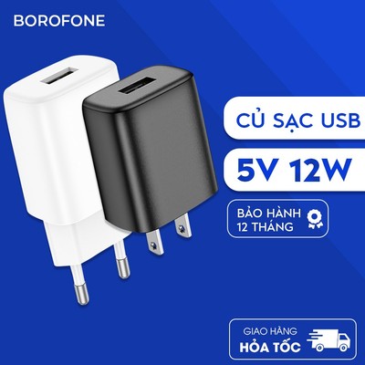 Củ sạc Hoco C134 5V 2.4A chân cắm dẹt dành cho iphone ipad smartphone...