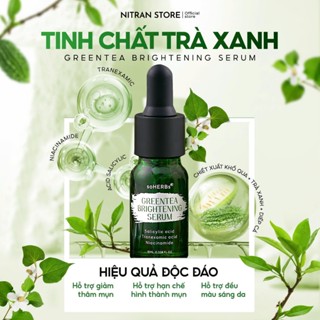 Tinh Chất Trà Xanh SoHERBs Hỗ Trợ Làm Mờ Thâm Giảm Mụn Dành Cho Tất Cả Các Loại Da 10ml Skincare Nữ