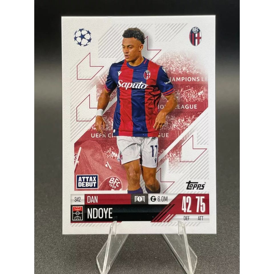 Thẻ Dan Ndoye Topps Match Attax 2024/2025 (Bologna) (24/25)