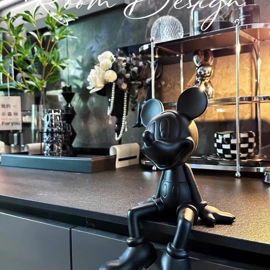 Mô hình mickey ngồi ,Mickey decor trang trí mang phong cách hiện đại