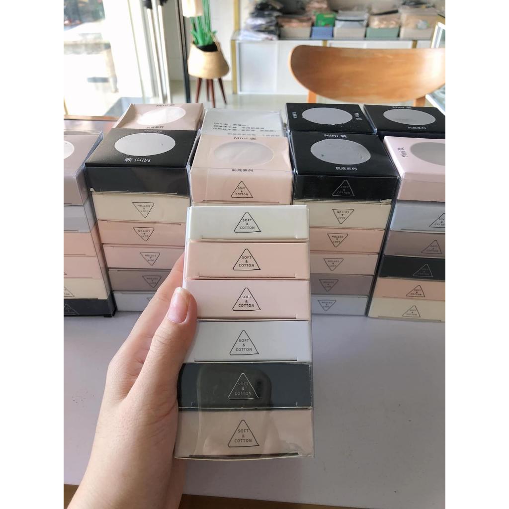 QL26-Set 6c Quần Lót Su Thạch Hộp Phấn Tàng Hình Không Đường May Không Lộ Viền (Hộp Mini) Dễ thương Gợi cảm quanlot tang