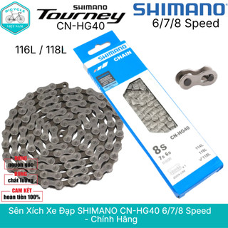  Sên Xích Xe Đạp SHIMANO CN HG40 6 7 8 Speed - Chính Hãng 