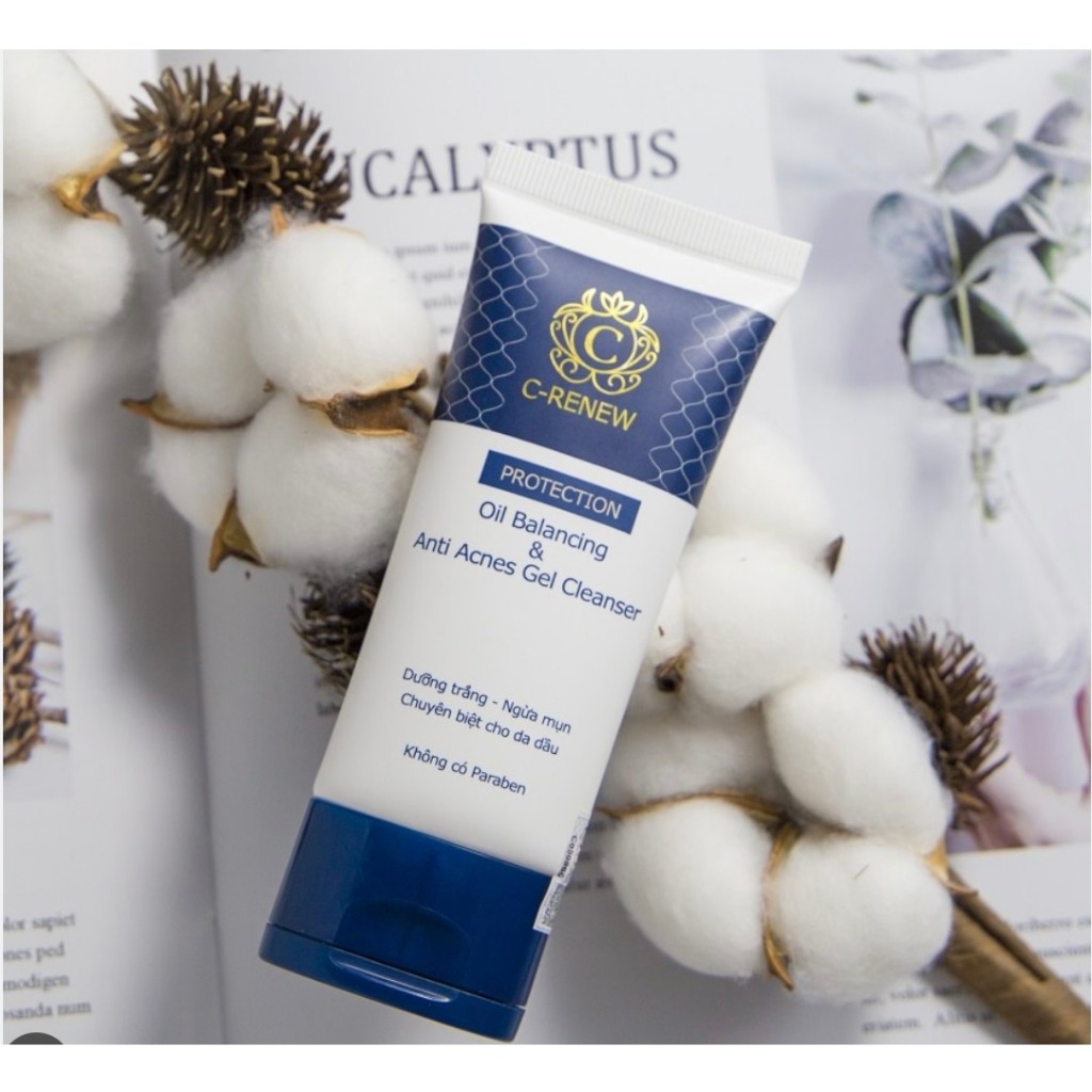 Gel rửa mặt cho da dầu C-Renew (100ml) - Xanh