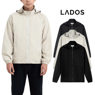Áo khoác dù nam có nón tháo rời được dày dặn cao cấp LADOS-12120 có lót dù, túi trong rộng rãi, thời trang mạnh mẽ