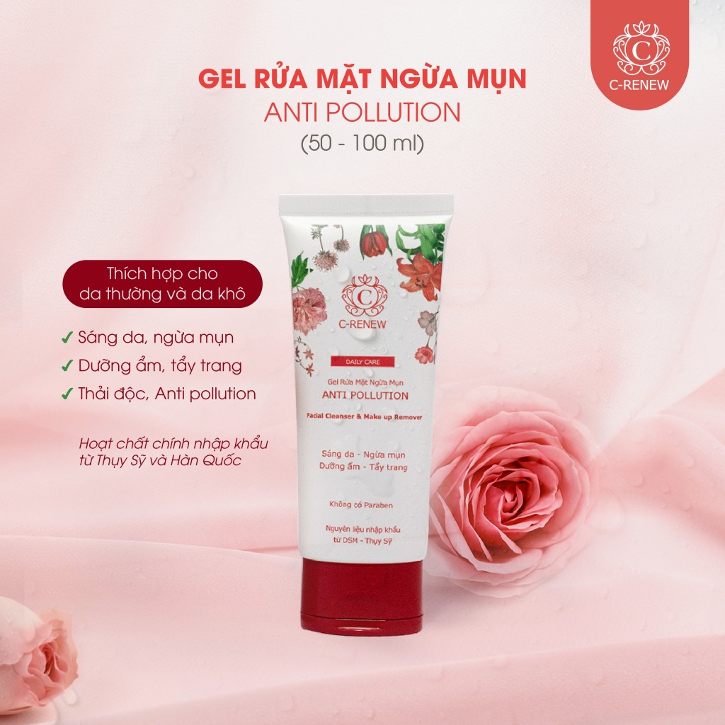 Gel rửa mặt sáng da ngăn ngừa mụn C-Renew (100ml)