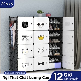 MARS TỦ NHỰA ĐỂ GIÀY DÉP KIỂU MỚI Kệ Giày Lắp Ghép Đa Năng Tủ Đựng Giày Dép- ( Bán lỗ thanh lý )