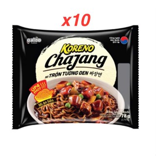  Combo 60 Gói Mì Trộn Tương Đen Cay Lẩu Thái  Koreno Chajang 78 Gam 