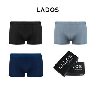 Quần Lót Nam Boxer Thun Lạnh Lados 4164 - Thun lụa co giãn, dai, thoáng mát, thấm hút mồ hôi tốt