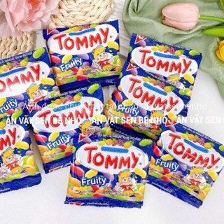 COMBO Kẹo Dẻo Trái Cây Tommy Fruity Jelly Beans, Đồ Ăn Vặt Thái Lan gói 18G, Đồ ăn vặt