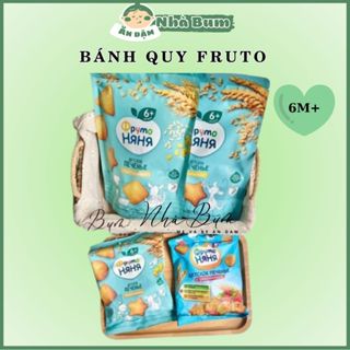 Bánh quy ngũ cốc Fruto Nyanya 50g-120g Bánh ăn dặm cho bé từ 6m