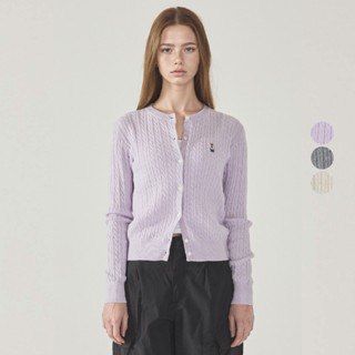 Áo Cardigan WHO.A.U Steve High Gauge Wool Cable Cardigan_WHCKF1225F