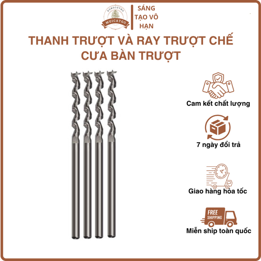 RUỘT MŨI ĐỤC MỘNG VUÔNG PLUM