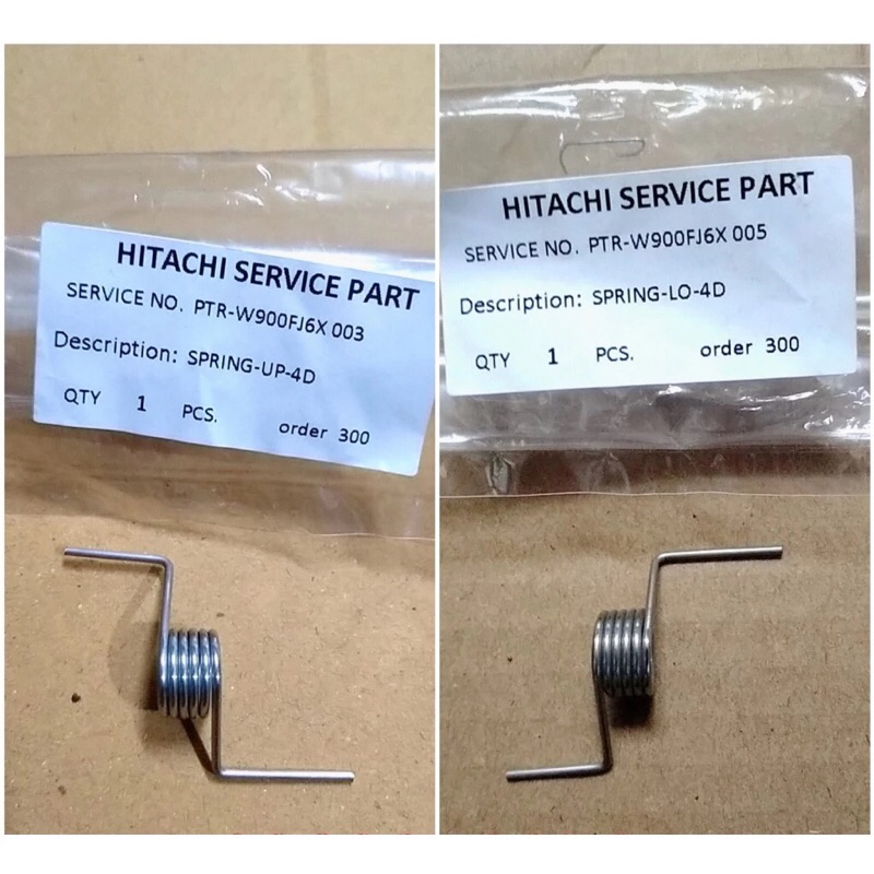 Cặp 2 lò xo cánh mát tủ lạnh Hitachi loại 4 cửa