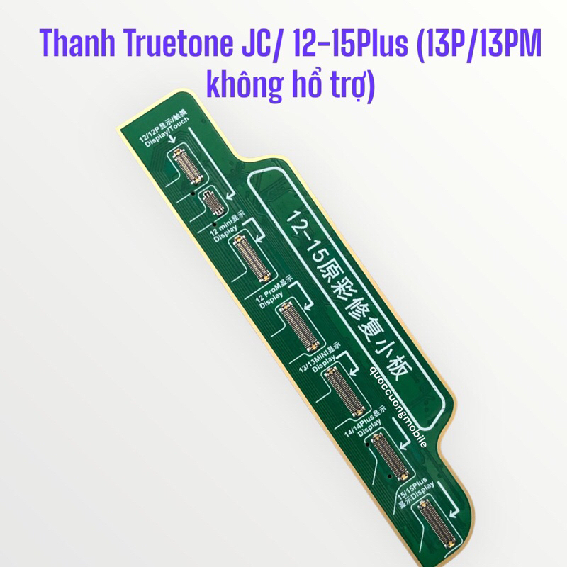 Thanh Fix màn hình / Thanh Truetone JC dành cho 12-15Plus (Không hổ trợ 13P và 13PM) V1SE Wifi/ V1SP