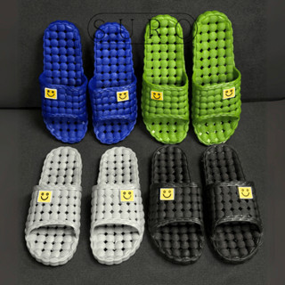Dép Lỗ Mặt Cười - Dép Đi Trong Nhà Nam Nữ Siêu Bền , Dép Nhà Tắm, Dép Văn Phòng Chống Trơn Trượt