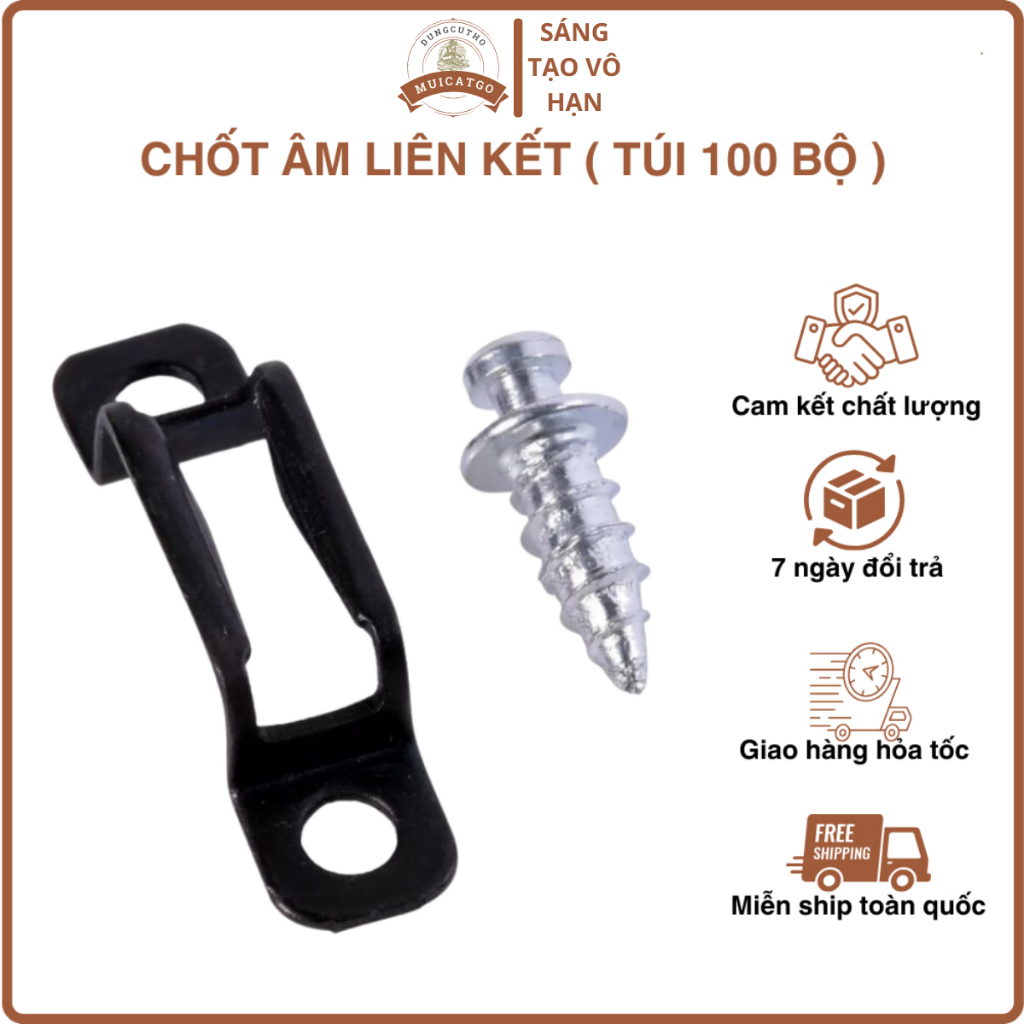✔️ CHỐT ÂM LIÊN KẾT ( Túi 100 bộ )