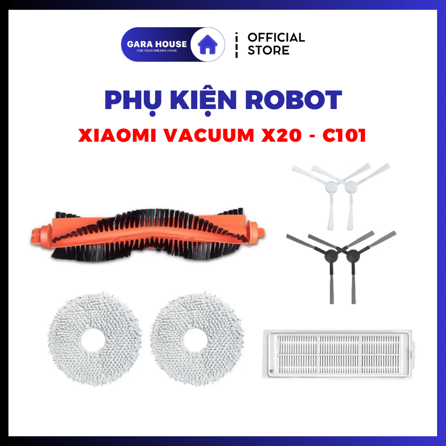 Phụ kiện Robot Xiaomi Vacuum X20 C101 - Self cleaning vacuum mop 2 _ KHÔNG dùng cho X20+ X20 Max