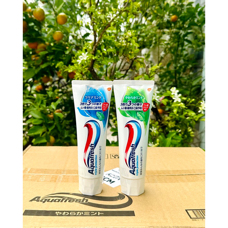 KEM ĐÁNH RĂNG AQUAFRESH- NHẬT BẢN