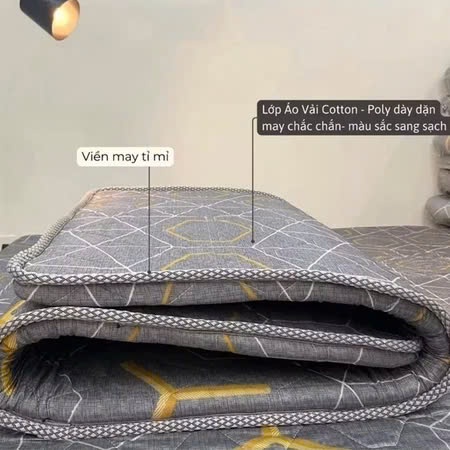 Nệm toper cao su nhân tạo 5cm