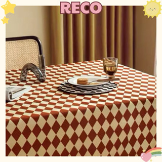   Hàng cắt sẵn  Khăn Trải Bàn Vải Cotton Họa Tiết Kẻ Caro Đủ Các Màu Tiện Dụng RECO 