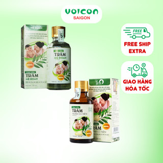 Tinh Dầu Tràm - Tinh Dầu Tràm Ngâm Củ Nén Mệ Đoan giữ ấm cơ thể chai 50ml