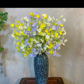 Combo 5 cành hoa lụa Nhất Chi Mai - Hoa Trang Trí Cao Cấp - Cành Hoa Giả Trang Trí Tết, Nhà Cửa, Văn Phòng