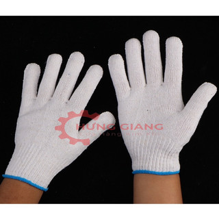 10 Đôi Găng Tay Sợi Trắng, Gang Tay Bảo Hộ Lao Động