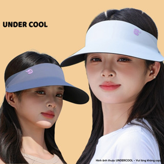 Mũ Chống Nắng nửa đầu chống nắng UNDERCOOL Nón Nữ Nửa Đầu rộng vành Chống UV UPF50+ Năng Động Trẻ Trung  MU04