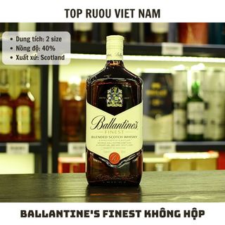 [TẶNG túi hãng] Whisky Ballantine's Finest 700ml - 1000ml [Chính Hãng][Top Rượu VN]