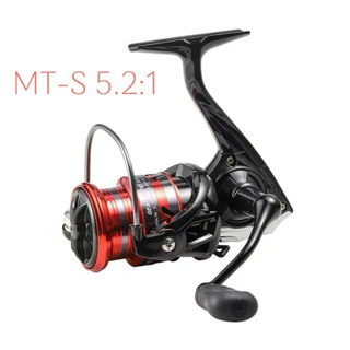 máy câu cá, máy câu lure kim loại cối nông, máy câu MT-S màu đỏ đen, màu tím đen