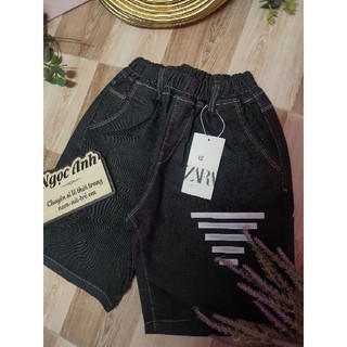 Quần short vải jean cho bé size cồ