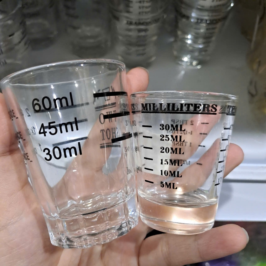 Ly đong thủy tinh 30ml/ 60ml