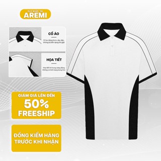  Áo polo nam tay ngắn cổ trụ AREMI chất liệu cotton cá sấu 4c thiết kế sang và trọng tinh tế APL0189 