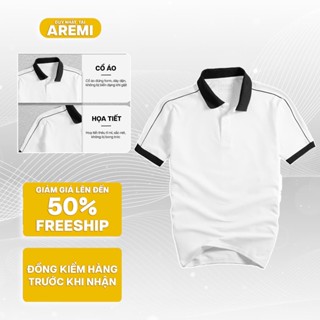  Áo polo nam tay ngắn cổ trụ AREMI vải cotton tổ ong mềm mịn cao cấp thiết kế trẻ trung thanh lịch APL0037 