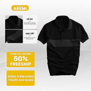  Áo Polo nam cổ trụ tay ngắn AREMI thiết kế sang trọng chất liệu cotton tổ ong co giản APL0075 