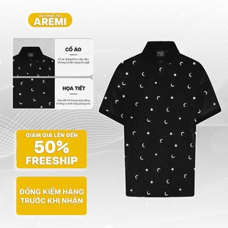 Áo thun polo nam ngắn tay AREMI thiết kế sang trọng phong cách trẻ trung vải cá sấu cotton APL0507 