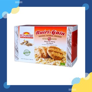 Bánh ăn kiêng yến mạch nguyên chất Sunrise 178g - Nhập khẩu chính ngạch từ Malaysia