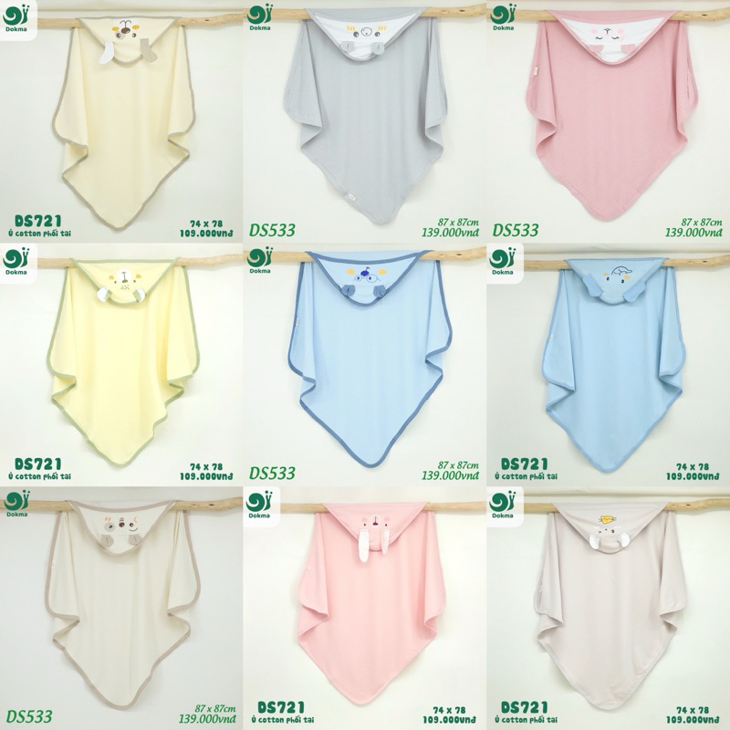 (Nhùn nhùn)Ủ sợi tre Dokma cho bé (DS 343)