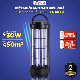 Đèn bắt muỗi TULI TL-CD30, C suất 30W, Bẫy muỗi diệt côn trùng Hình trụ 360 độ Hiệu quả, BH 24 Tháng