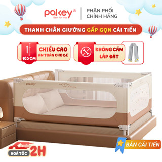 [HOẢ TỐC] Thanh Chắn Giường Pakey Gấp Gọn NEW, Thanh Chặn Cửa Cho Bé An Toàn Mẫu Cao Cấp Mới Nhất
