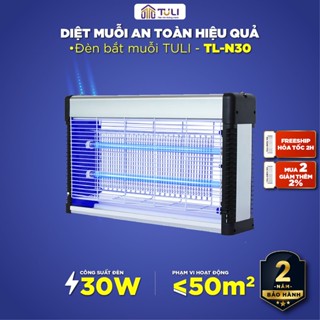 Đèn bắt muỗi TULI TL-N30, Công suất 30W, Lưới điện 2500V,Thu hút diệt côn trùng Hiệu quả BH 24 Tháng