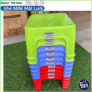  TBA SHOP  Ghế nhựa duy tân Mini mặt lưới - 24.5 x 24.5 x 15.2 cm